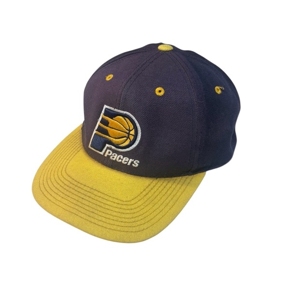 Vintage 90’s G Cap Indiana Pacers NBA Basketball SnapBack Hat - Picture 1 of 8